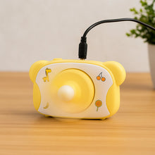 Cute Bear-Shaped Mini Rechargeable Fan (1 Pc)