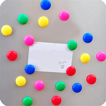 Yellow Board Magnets Circular Plastic Buttons (1 Pc)