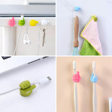 Cord holder clips in multi-color pack