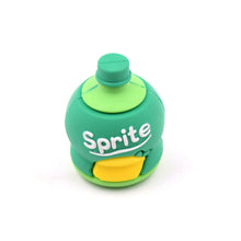 2-in-1 3D Cold Drink Bottle Shape Rubber Pencil  Set, Boys Girls Gifts (1 Pc )