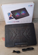 Laptop Cooler Cooling Pad with 2 Quiet Led Fans, Stand for Gaming Laptop