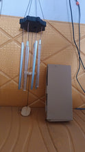 Solar LED Wind Chime with Tubes Soothing Sound & Colorful Glow (1 Set)