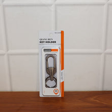 Premium Metal Keychain Carabiner Clip Hook with Dual Key Rings (1 Pc)